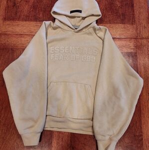 Fear of God Essentials Tan Hoodie
